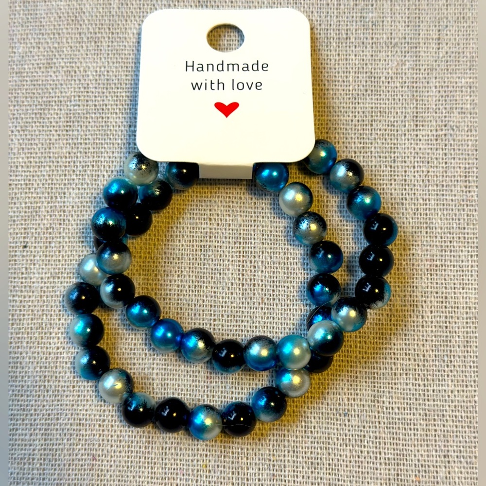 Black & Blue Galaxy Bracelets